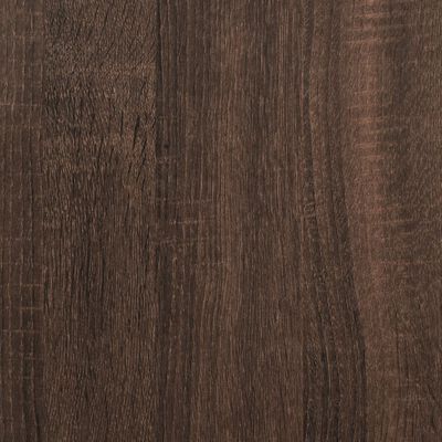 vidaXL skobænk 70x38,5x49 cm konstrueret træ brun egetræsfarve