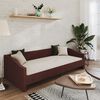 vidaXL daybed med madras og USB 90x200 cm stof lilla