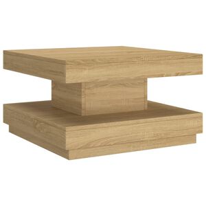 vidaXL sofabord 60x60x35 cm MDF lysebrun