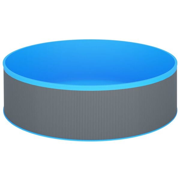 vidaXL splasher pool med h&aelig;ngende skimmer og pumpe 350x90 cm gr&aring;