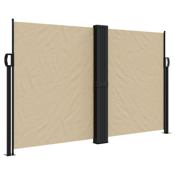 vidaXL sammenrullelig sidemarkise 140x600 cm beige