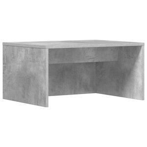 vidaXL V&aelig;gh&aelig;ngt skrivebord Beton Gr&aring; Konstrueret tr&aelig; 60 x 45 x 30 cm