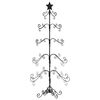 vidaXL dekorativt juletr&aelig; 150 cm metal sort