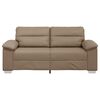 vidaXL 2-personers sofa cappuccino 140 cm kunstl&aelig;der