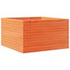 vidaXL plantekasse 80x80x45,5 cm massivt fyrretr&aelig; gyldenbrun