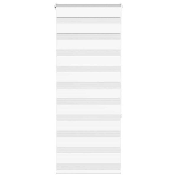 vidaXL zebragardin hvid 60x150 cm stofbredde 55,9 cm polyester