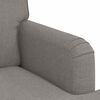 vidaXL Sofa 2 pcs Gr&aring;brun 162 x 80 x 85 cm Stof