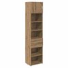 vidaXL Highboard Artisan Egetr&aelig; 50 x 42,5 x 225 cm Konstrueret tr&aelig;