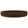 vidaXL hundeseng 70x55x23 cm plys brun