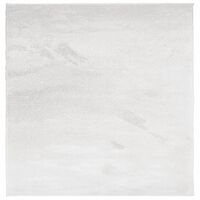 vidaXL gulvtæppe OVIEDO 200x200 cm kort luv grå