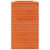 vidaXL plantekasse 110x40x68,5 cm massivt fyrretr&aelig; gyldenbrun