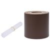 vidaXL havesk&aelig;rm 35x0,19 m PVC brun