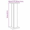 vidaXL højtalerstativer 2stk. 30x30x95cm konstrueret træ egetræsfarve