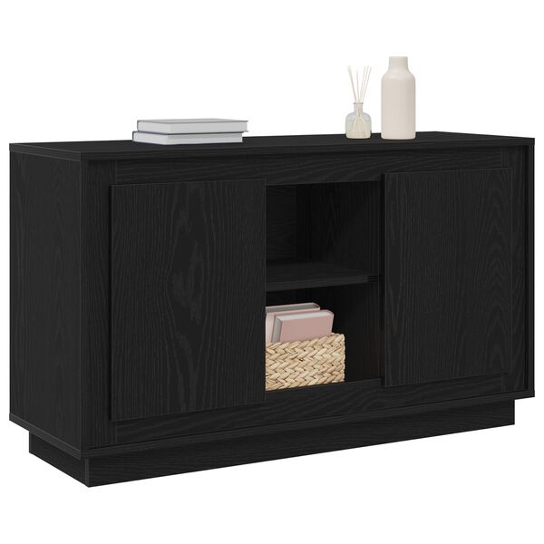 vidaXL Sideboard Sort eg 102 x 35 x 60 cm Konstrueret tr&aelig;