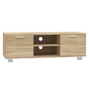 vidaXL tv-bord 120x40,5x35 cm konstrueret tr&aelig; sonoma-eg