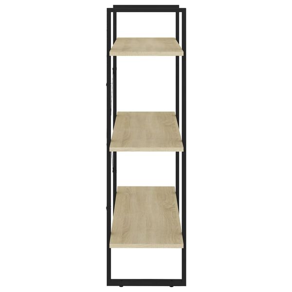 vidaXL bogskab 80x30x105 cm konstrueret tr&aelig; sonoma-eg