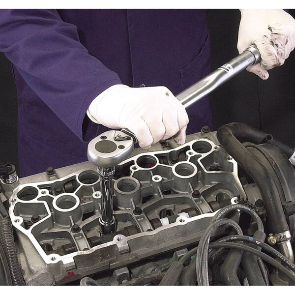 Draper Tools momentn&oslash;gle 1/2" skraldefunktion s&oslash;lvfarvet 30357