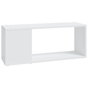 vidaXL tv-bord 80x24x32 cm konstrueret tr&aelig; hvid