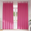 vidaXL M&oslash;rkl&aelig;gningsgardiner med ringe 2 pcs Lys Pink 260 x 140 cm