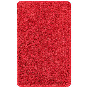 vidaXL Antiskrid Badm&aring;tte R&oslash;d 50 x 80 cm PP