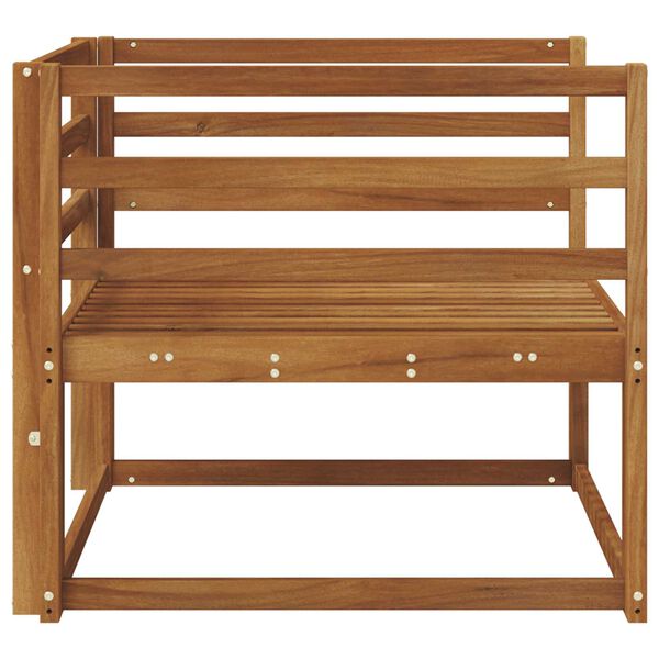 vidaXL Udend&oslash;rs Mellem Sofa Massivt Akacietr&aelig; Naturfarvet