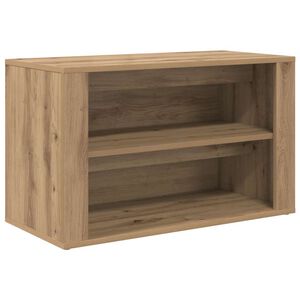 vidaXL Skostativ 75 x 35 x 45 cm Konstrueret tr&aelig; artisan eg
