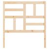 vidaXL sengegærde 81x4x104 cm massivt fyrretræ