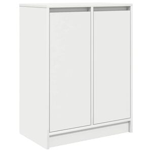 vidaXL sk&aelig;nk 57x34x76 cm konstrueret tr&aelig; hvid