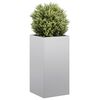 vidaXL plantekasse 40x40x80 cm galvaniseret st&aring;l