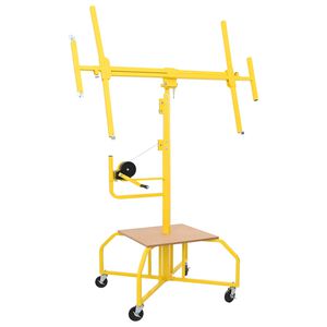 vidaXL Gipsplade Lifter Gul 300 x 107 x 330 cm St&aring;l