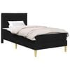 vidaXL Sengestel 90 x 190 cm Sort
