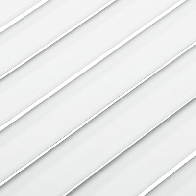 vidaXL skabslåger 2 stk. 61,5x49,4 cm lameldesign massivt fyr hvid