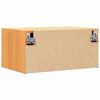 vidaXL Sengebord 2 pcs Voks brun 50 x 32,5 x 24 cm Massivt fyrretr&aelig;