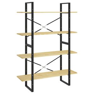 vidaXL bogreol 100x30x140 cm 4 hylder massivt fyrretr&aelig;