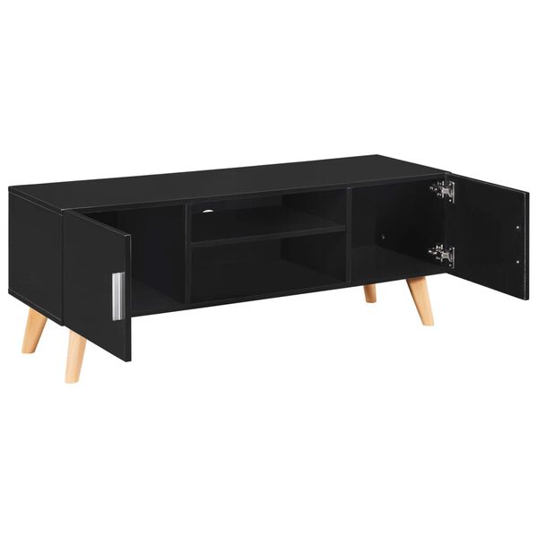 vidaXL tv-skab 120 x 40 x 46 cm MDF sort