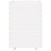 vidaXL plantekasse 50x50x72,5 cm massivt fyrretr&aelig; hvid