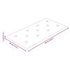 vidaXL V&aelig;ghovedg&aelig;rde 12 pcs Creme 60 x 30 cm Faux l&aelig;der