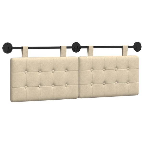 vidaXL H&aelig;ngende Hovedgavl V&aelig;gmonteret Stof