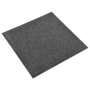 vidaXL T&aelig;ppe 20 stk. Antracit 50 x 50 cm 100% Polypropylen