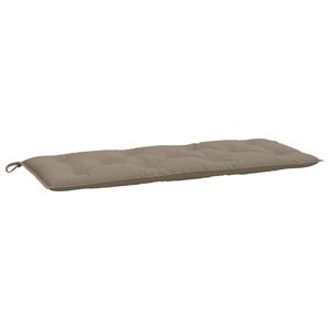 vidaXL hynde til haveb&aelig;nk 120x50x7 cm oxfordstof gr&aring;brun