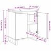 vidaXL Sideboard Gammelt træ 60 x 35 x 70 cm Konstrueret træ