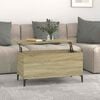 vidaXL sofabord 90x44,5x45 cm konstrueret tr&aelig; sonoma-eg