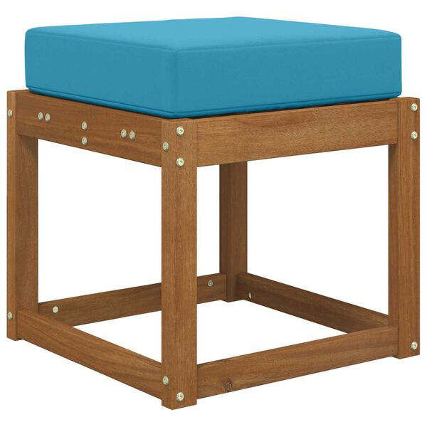 vidaXL Udend&oslash;rs S&aelig;depude Kongelig bl&aring; 40 x 40 x 8 cm 100% polyester