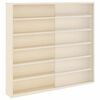 vidaXL V&aelig;gdisplaykasse med hylde Beige 60 x 8,5 x 54 cm Krydsfin&eacute;r