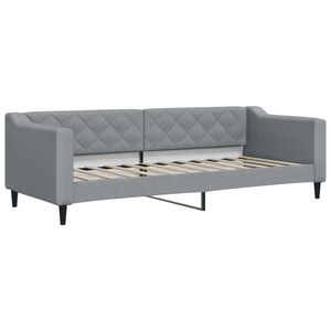 vidaXL daybed 80x200 cm stof lysegr&aring;