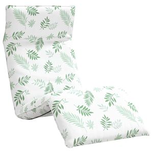 vidaXL foldbar liggestol 175x54x8,5 cm oxfordstof bladm&oslash;nster