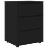 vidaXL Opbevaringsskab Sort 60 x 48 x 81 cm Konstrueret tr&aelig;