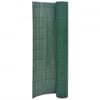 vidaXL havehegn 90x400 cm dobbeltsidet gr&oslash;n