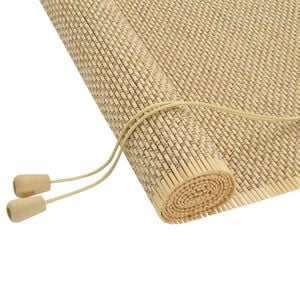 vidaXL Rullegardin Naturfarvet 100 x 160 cm Bambus
