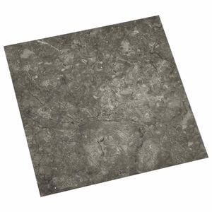 vidaXL Selvkl&aelig;bende Gulvplanker Sort og gr&aring; 30,5 x 30,5 cm 20 stk. PVC
